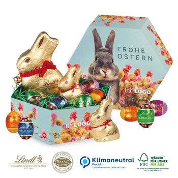Großes Premium-Osternest mit Schokolade von Lindt
