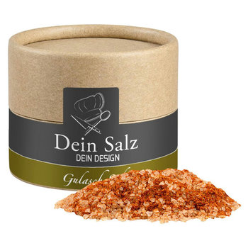 Gulasch Schaschlik Salz, ca. 55g, Biologisch abbaubare Eco Pappdose Mini