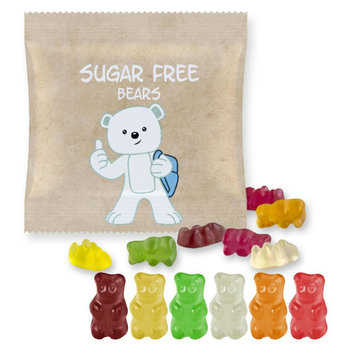 Gummibärchen zuckerfrei, ca. 30g, Maxi-Tüte