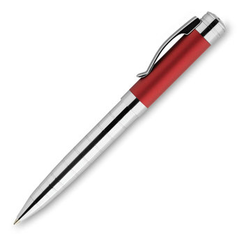 HK - 065 Rot- Silber Kugelschreiber