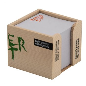 Holzbox "Natura Green" 10 x 10 x 8,5 cm