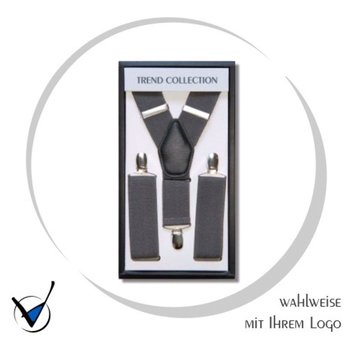 Hosenträger elastisch - Farbe 1, ANTHRAZIT