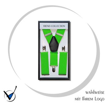 Hosenträger elastisch - Farbe 10, APFELGRÜN