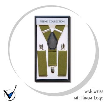 Hosenträger elastisch - Farbe 14, OLIV