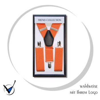 Hosenträger elastisch - Farbe 15, ORANGE