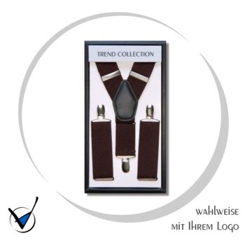Hosenträger elastisch - Farbe 2, BRAUN