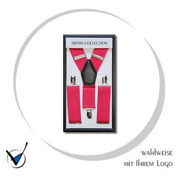 Hosenträger elastisch - Farbe 6, FUCHSIE