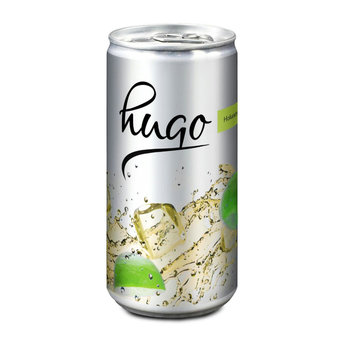 Hugo, alkoholischer Cocktail - Folien-Etikett, 200 ml