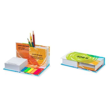 K-BOX - Haftnotizen, Index + Stiftebox