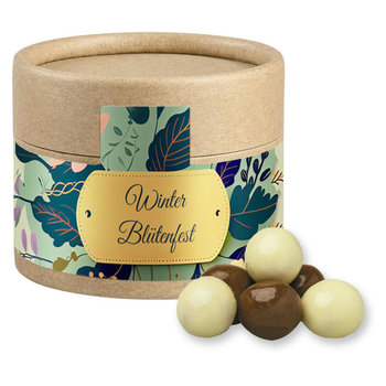Knusperkugeln-Mix, ca. 25g, Biologisch abbaubare Eco Pappdose Mini