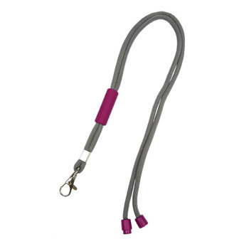 Kordel-Lanyard Silikon-Rundlabel