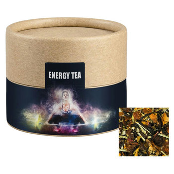 Kräutertee EnergieMix + Koffein, ca. 15g, Biologisch abbaubare Eco Pappdose Mini