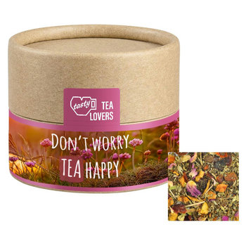 Kräutertee Glücksgefühle, ca. 10g, Biologisch abbaubare Eco Pappdose Mini
