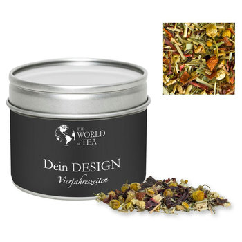 Kräutertee Vierjahreszeiten, ca. 15g, Metalldose mit Sichtfenster