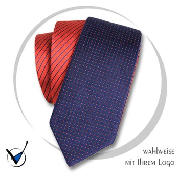 Krawatte "Double Face", UNI, Polyester Jaquard-gewebt
