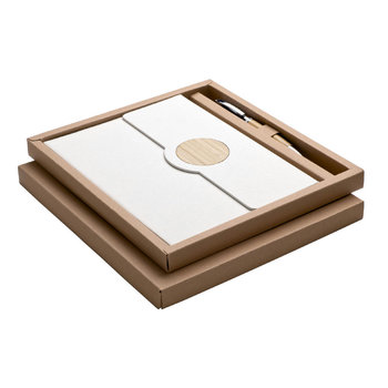 LATTE Notizbuch mit Kugelschreiber in Box