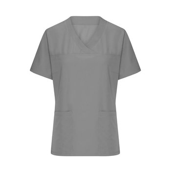 Ladies\' Stretch-Kasack-Elastischer Kasack mit V-Ausschnitt