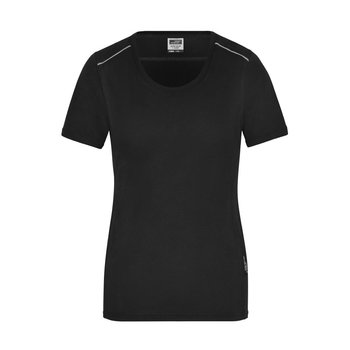 Ladies\' Workwear T-Shirt - SOLID --Strapazierfähiges und pflegeleichtes T-shirt mit Kontrastpaspel