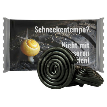 Lakritzschnecke, ca. 12g, Flowpack