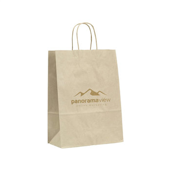 Leaf It Bag Wide aus recyceltem Graspapier (90 g/m²) M