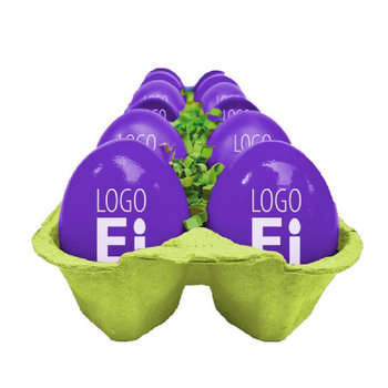 LogoEi 12er-Box - Blau - Lila