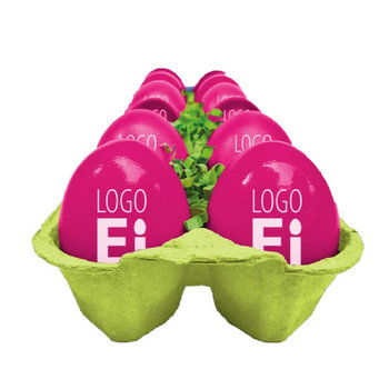 LogoEi 12er-Box - Blau - Pink