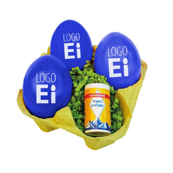 LogoEi 3er  +  Salz - Grün - Blau