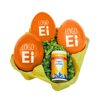 LogoEi 3er  +  Salz - Grün - Orange