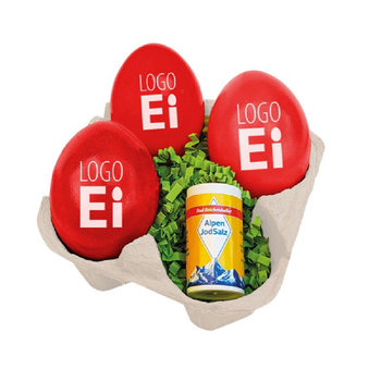 LogoEi 3er  +  Salz - Weiß - Rot