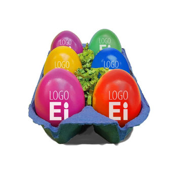 LogoEi 6er-Box - Blau - bunt sortiert