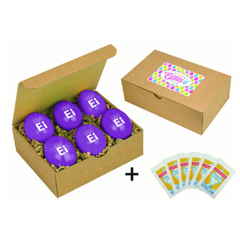 LogoEi 6er  Snack-Box - Lila