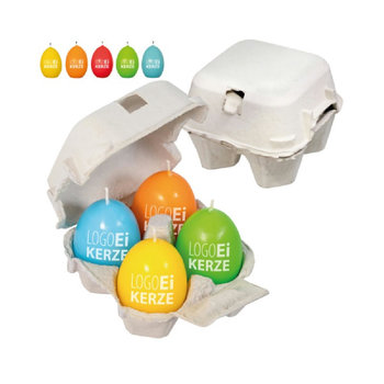 LogoEi Kerze 4er-Box