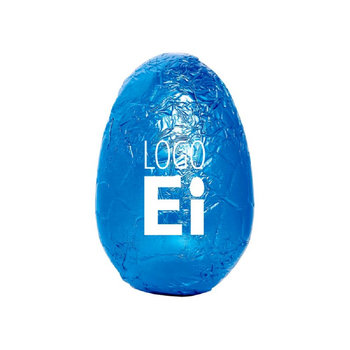 LogoEi Schoko blau