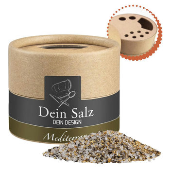 Mediterranes Salz, ca. 50g, Biologisch abbaubarer Eco Pappstreuer Mini
