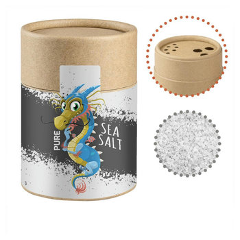 Meersalz, ca. 135g, Biologisch abbaubarer Eco Pappstreuer Midi
