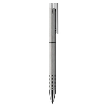 Mehrsystemschreiber LAMY logo twin pen brushed 