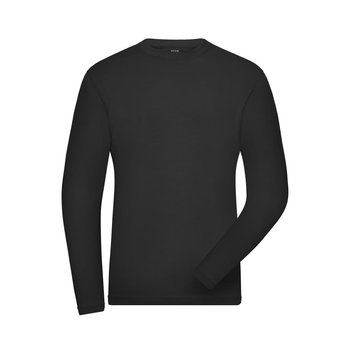 Men\'s BIO Stretch-Longsleeve Work - SOLID --Langarm Shirt aus weichem Elastic-Single-Jersey