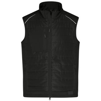 Men\'s Hybrid Vest-Softshellweste im attraktiven Materialmix