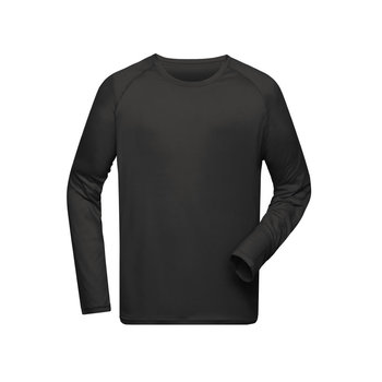 Men\'s Sports Shirt Long-Sleeved-Langarm Funktionsshirt aus recyceltem Polyester für Sport und Fitness