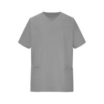 Men\'s Stretch-Kasack-Elastischer Kasack mit V-Ausschnitt