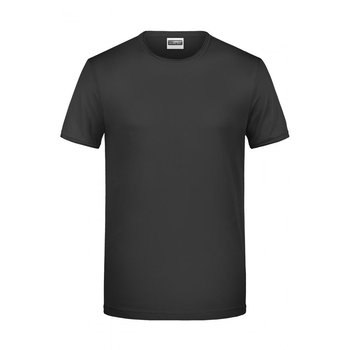 Men\'s-T-T-Shirt mit trendigem Rollsaum