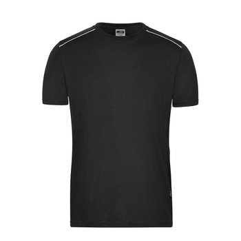 Men\'s Workwear T-Shirt - SOLID --Strapazierfähiges und pflegeleichtes T-shirt mit Kontrastpaspel