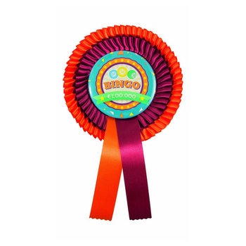 Metallbutton 75mm mit 2-Rings Rosette