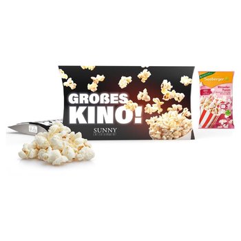 Mikrowellen-Popcorn in Werbekartonage