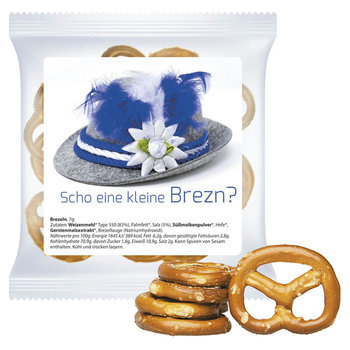 Mini Brezeln Original, ca. 7g, Express Maxi-Tüte mit Etikett