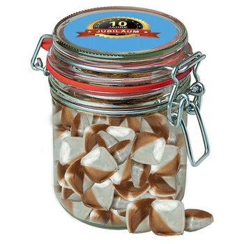 Minz-Ecken Bonbons, ca. 200g, Bonbonglas Maxi