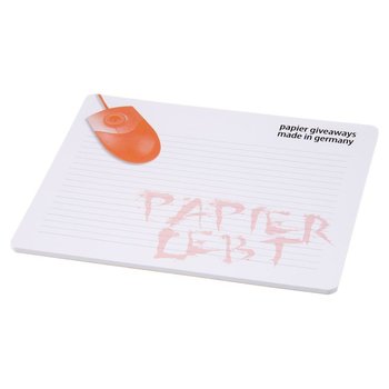 Mousepadschreibblock "Papp" 22,5 x 19,5 cm