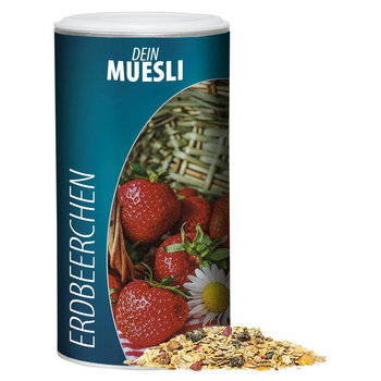Müsli Erdbeerchen, ca. 150g, Pappdose Medium