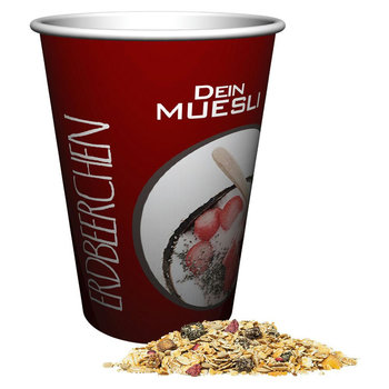 Müsli Erdbeerchen, ca. 50g, Snackbecher Maxi