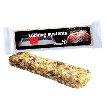 Müsliriegel Multikorn-Apfel, ca. 25g, Express Flowpack mit Etikett